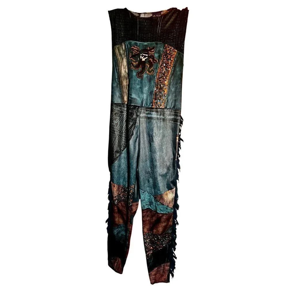 Descendants 3-Uma Costume. 2 pieces - Sleeveless Jumpsuit & Jacket Youth M 7-8